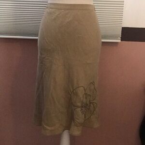 NWT banana republic silk skirt size 6